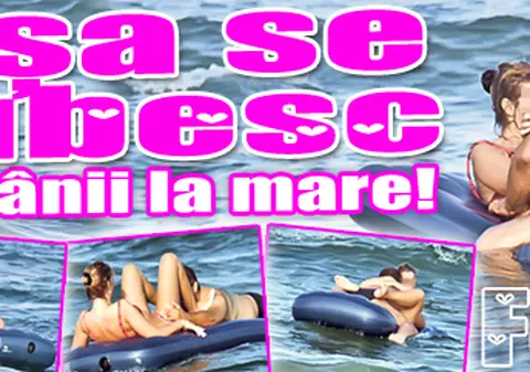 Foto | Aşa se iubesc românii la mare!