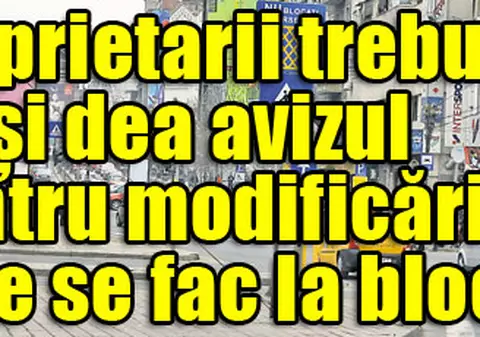 Spaţiile comune se închiriază cu acordul locatarilor