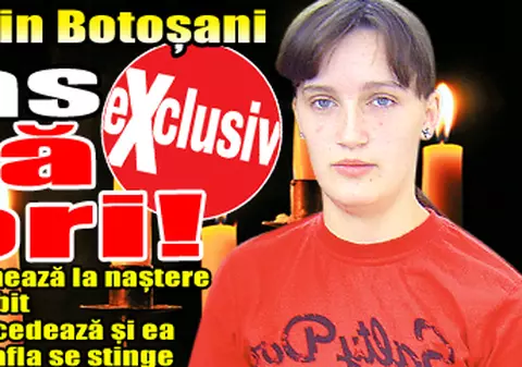 La doar 16 ani, o adolescentă din Dorohoi, trăieşte o mare dramă: «Am pierdut patru mame»
