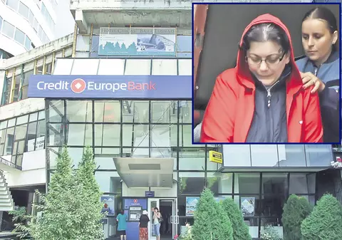 Directoarea de la Credit Europe Bank Braşov a furat 7,6 milioane de euro!