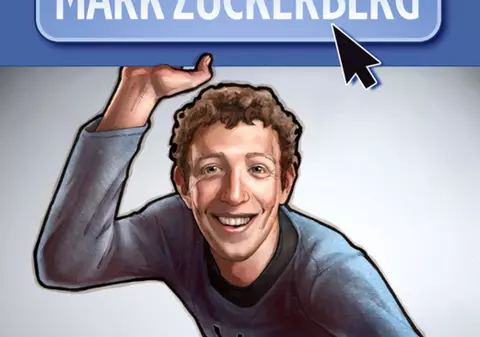 Fondatorul Facebook, personaj de benzi desenate