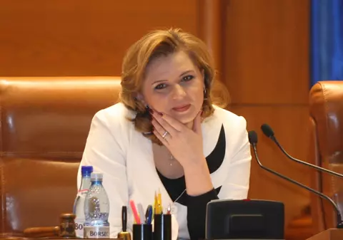 Membrii PNL şi PSD, furioşi că plenul este prezidat tot de Roberta Anastase