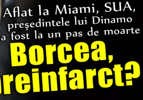 Borcea, preinfarct?