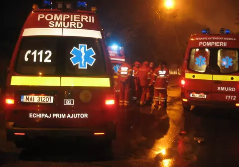 Incendiu cu pagube la un depozit de încălţăminte din Gorj