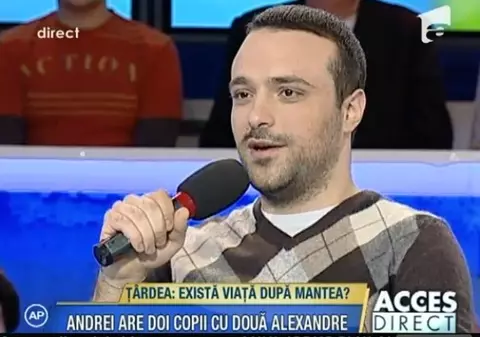 Andrei Târdea: "Nu am plâns niciodată după Andreea Mantea"