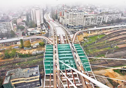 Aşa se vede Pasajul Basarab de sus