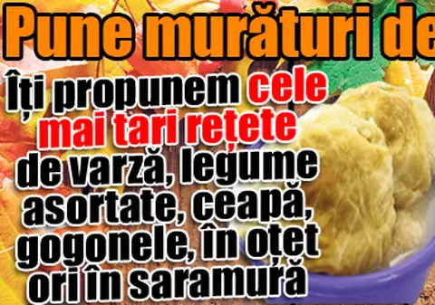 Pune murături de toamnă târzie