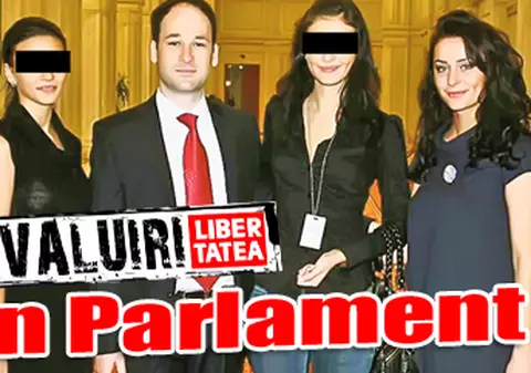 Scandalul prostituatelor de lux | Deputatul Robert Negoiţă şi-a dus «fetiţele» în Parlament