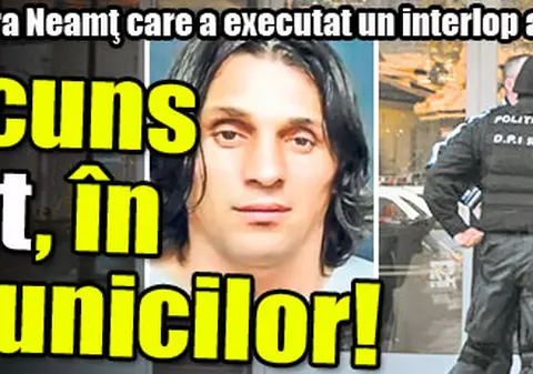Recidivistul din Piatra Neamţ, care a executat un interlop, s-a ascuns sub pat, în casa bunicilor!