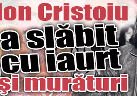 Ion Cristoiu a slăbit cu iaurt şi murături
