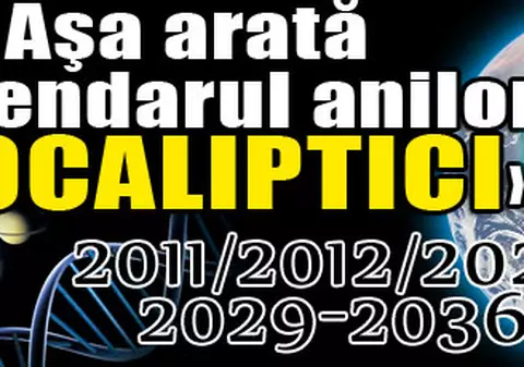 Aşa arată «calendarul anilor apocaliptici»