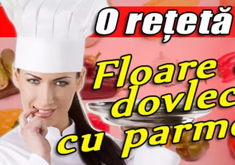 O reţetă pe zi / Floare din dovlecei cu parmezan