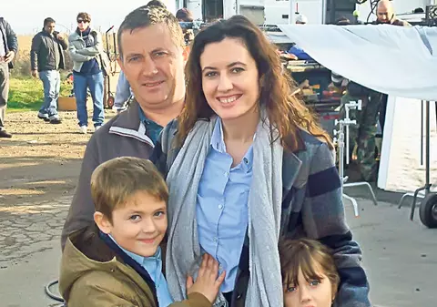 O familie din Gorj şi-a făcut debutul în actorie în «Ghost Rider 2»