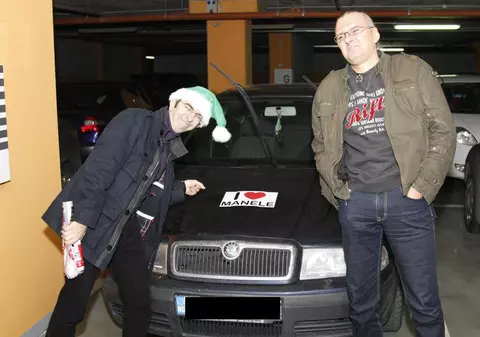 Grinch i-a "manelizat" maşina lui Hrubaru 