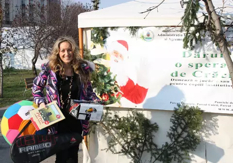 Florentina Opriş a dăruit o speranţă de Crăciun
