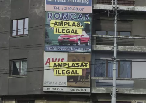 Publicitatea stradală va fi interzisă în parcuri, pe clădirile publice şi pe copaci 