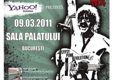 Gogol Bordello se întorc în România, pe 9 martie