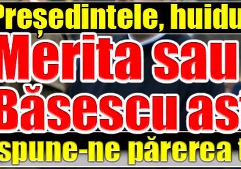 Cum comentezi reacţia publicului ieşean la adresa lui Traian Băsescu?