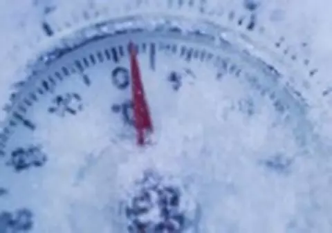 Minus 25,5 grade Celsius la Întorsura Buzăului