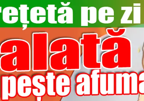 O reţetă pe zi | Salată cu peşte afumat