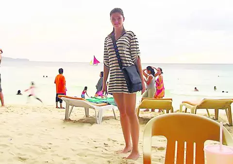 Alina Puşcaş, cu iubitul în Filipine