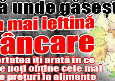 Iată unde găseşti cea mai ieftină mâncare