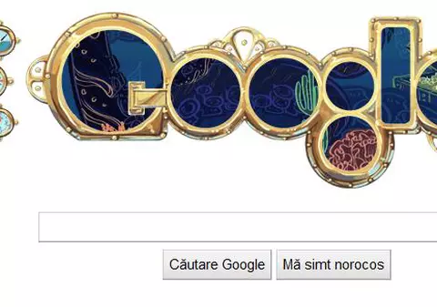 Logo Google, dedicat zilei de naştere a scriitorului Jules Verne