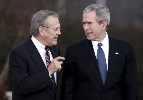 Saddam oferea bani pentru lichidarea fiicelor lui Bush şi Rumsfeld