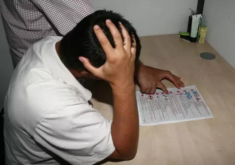 Un bărbat a mers beat la examenul auto