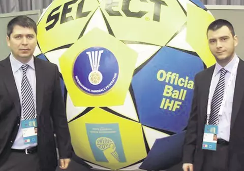 Arbitrii Bogdan Stark şi Romeo Ştefan au condus perfect şapte partide la CM de handbal
