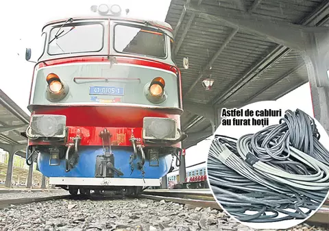 Hoţii de cabluri, goniţi de un boschetar