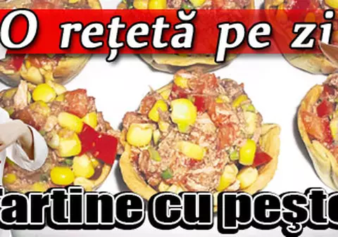 O reţetă pe zi | Tartine cu peşte