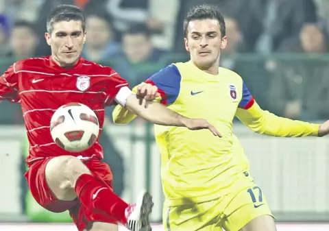 Steaua a învins Victoria Brăneşti, cu chiu cu vai