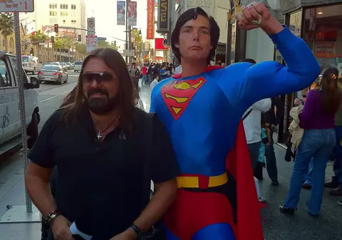 Gigi Gheorghiu s-a întâlnit cu Superman în SUA