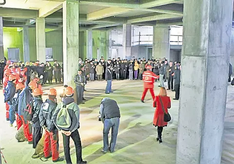 Video | Simulare de seism în Voluntari - I-au ascuns de cutremur în biserică