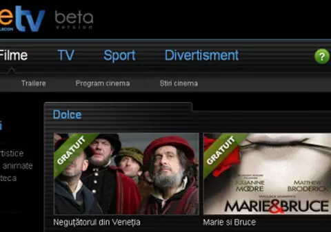 Romtelecom a lansat o dolcetv.ro, un portal pe care vezi filme online
