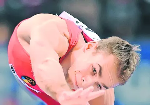 Flavius Koczi este considerat cel mai valoros gimnast român care participă în aceste zile la Europenele de la Berlin
