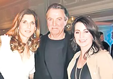 Nadia, la petrecere cu Eric Braeden şi Monica Seles