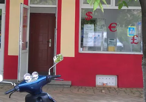 Jaf la o casă de schimb valutar din Constanța