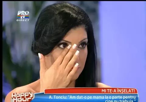 Andreea Tonciu a plâns în direct: ”Mitea mă și pălmuia din când în când”