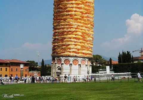 Un român va construi un turn din pizza 