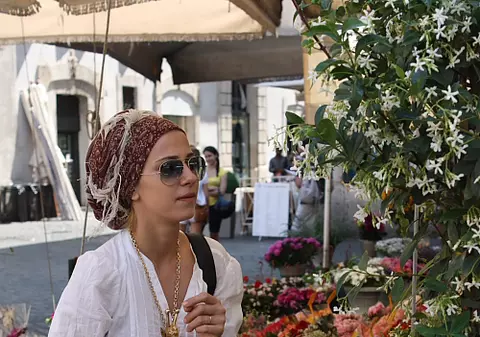 Dana Rogoz, la Roma, în vacanţă