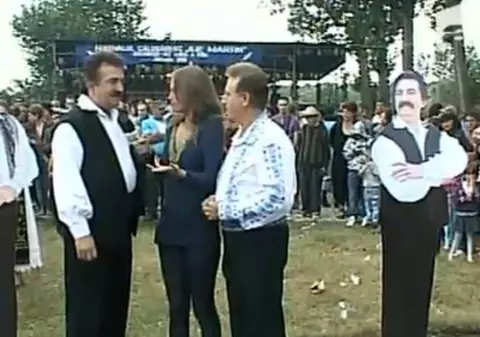 Scandal în direct, la o petrecere câmpenească