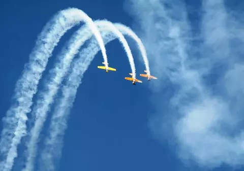 Uite cum a fost la show-ul aviatic de la Otopeni