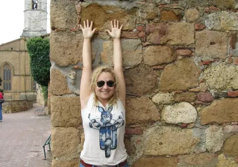 Vedeta Prima TV Andreea Gramoşteanu, vacanţă în Toscana