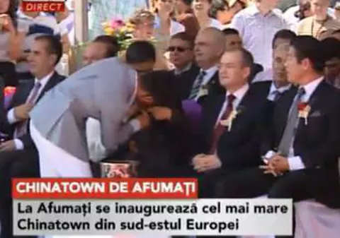 Boc, în vizită în Chinatown din Afumaţi