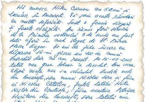 «Ajutaţi-mă să nu pier ca un câine»