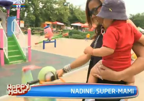 Nadine: ”Vreau ca filosofia de viață a fiului meu să fie budismul”