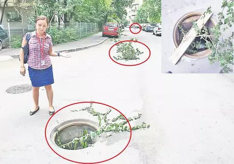Hoţii de fier vechi au dat lovitura în cartierul Tei. Au furat toate capacele de canal de pe o stradă