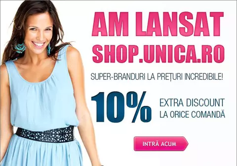 S-a lansat shop.unica.ro!